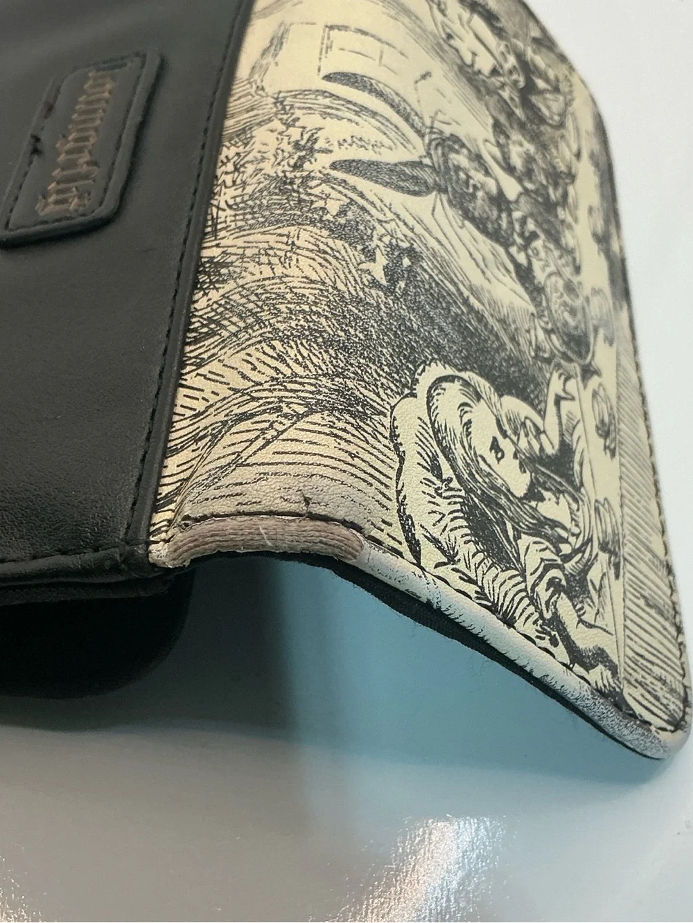 Loungefly Alice in Wonderland Wallet Black Disney Mad Hatter White Rabbit